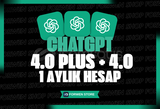 ⭐ CHATGPT PLUS 4.0 + GPT 4-o 1 AYLIK