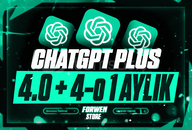 ⭐ CHATGPT PLUS 4.0 + GPT 4-o 1 AYLIK