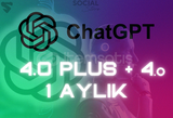 ChatGPT Plus 4.0 + GPT-4o + Dall-E