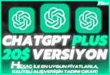 ⭐️ChatGPT Plus! 4.0, GPT-4o, Dall-E ✅Garantili!