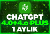 ⭐️CHATGPT PLUS 4.0 Ve 4-o 1 Aylık⭐️