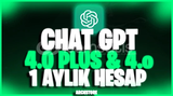 ⭐ChatGPT Plus 4.0 ve GPT-4o 1 Aylık⭐