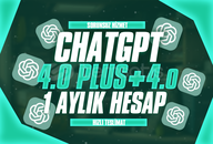 ChatGPT Plus 4.0 ve GPT-4o 1 Aylık