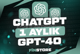 ChatGPT Plus 4.0 ve GPT-4o | 1 Aylık