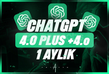 ⭐KOD SİSTEMİ⭐ChatGPT 4.0 + GPT-4o 1 Aylık⭐