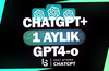 ChatGPT Plus 4o & 4.0 | 1 Aylık + Garanti