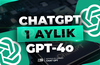 ChatGPT Plus 4o & 4.0 | 1 Aylık + Garanti