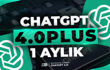 ChatGPT Plus 4o & 4.0 | 1 Aylık + Garanti