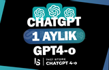 ChatGPT Plus 4o & 4.0 | 1 Aylık + Garanti