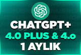 ⭐️ChatGPT Plus 4o & 4.0 / Oto-Teslim⭐️