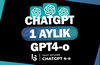 ChatGPT Plus 4o & 4.0 | 1 Aylık + Garanti