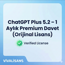 ChatGPT Plus 5.2 – 1 Aylık Premium Davet