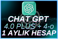 ⭐ChatGPT Plus Garantili - 1 Aylık