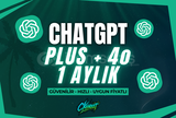 ⭐ ChatGPT PLUS GPT-4 | Anında Teslimat | 1 AY