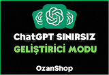 ChatGPT Sınırsız Geliştirici Modu / OTO Teslim