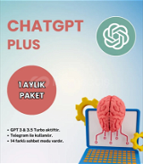 ChatGPT (TelegraGPT) Plus | 1 Aylık
