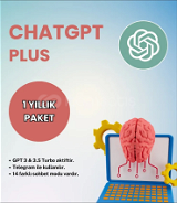 ChatGPT (TelegraGPT) Plus | 1 Yıllık 