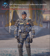 Chef d'Escadron Rouchard Gendarmerie Nationale 