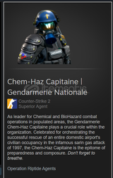 Chem-Haz Capitaine | Gendarmerie Nationale