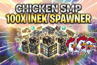 ⚡ CHICKEN SMP | 100x İNEK SPAWNER | EN UCUZ ⚡