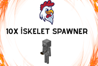 ChickenSMP 10X İskelet Spawner Chicken SMP
