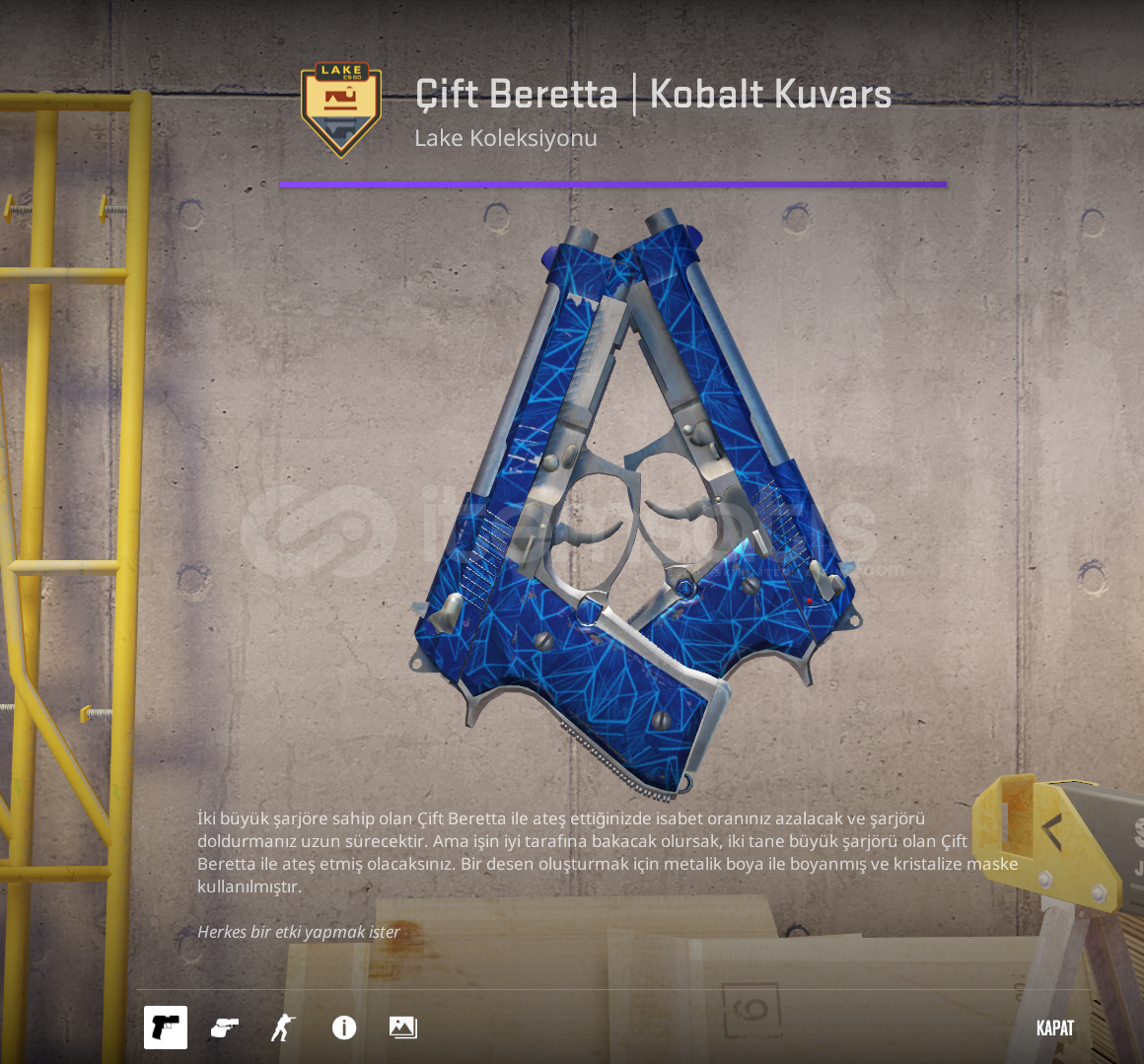 ⚡ Çift Beretta | Kobalt Kuvars ⚡ Çift Beretta | Kobalt Kuvars