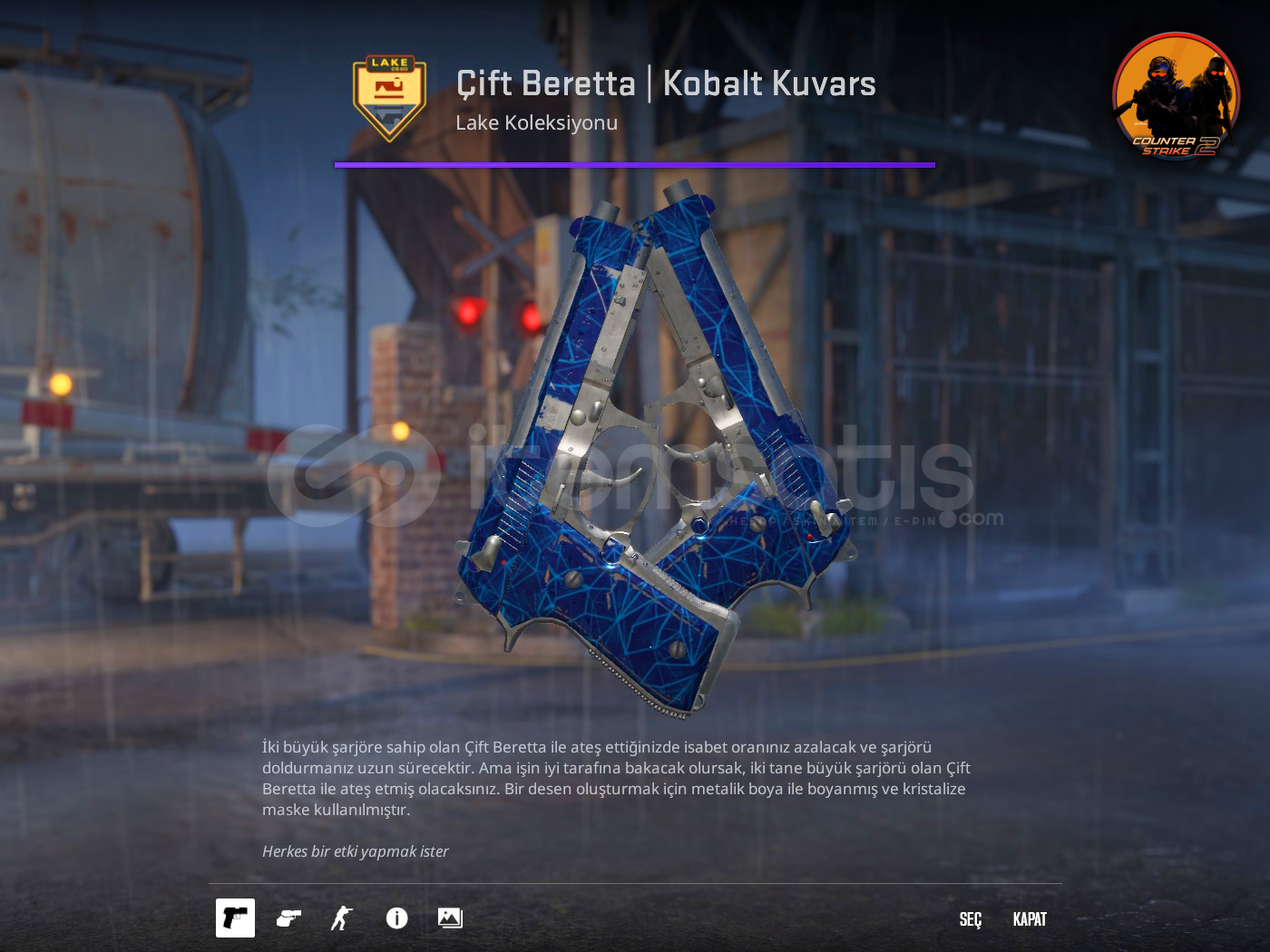 ⚡Çift Beretta | Kobalt Kuvars ⚡Çift Beretta | Kobalt Kuvars