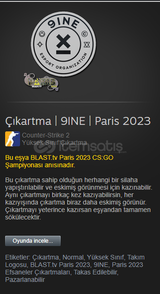 Çıkartma | 9INE | Paris 2023