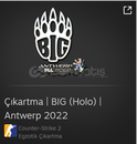 Çıkartma | BIG (Holo) | Antwerp 2022