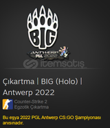 Çıkartma | BIG (Holo) | Antwerp 2022