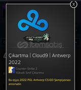 ⭐Çıkartma | Cloud9 | Antwerp 2022