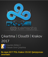 Çıkartma | Cloud9 | Krakov 2017
