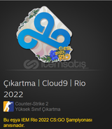 Çıkartma | Cloud9 | Rio 2022