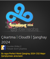 Çıkartma | Cloud9 | Şanghay 2024