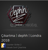 Çıkartma | dephh | Londra 2018