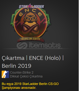 Çıkartma | ENCE (Holo) | Berlin 2019