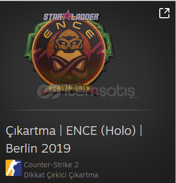 Çıkartma | ENCE (Holo) | Berlin 2019 Çıkartma | ENCE (Holo) | Berlin 2019
