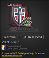 Çıkartma | ESPADA (Holo) | 2020 RMR