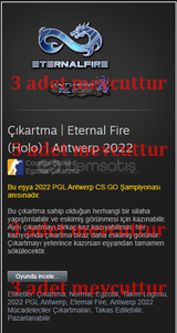 Çıkartma | Eternal Fire (Holo) | Antwerp 2022