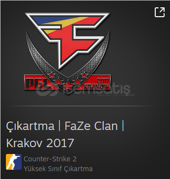Çıkartma | FaZe Clan | Krakov 2017 Çıkartma | FaZe Clan | Krakov 2017
