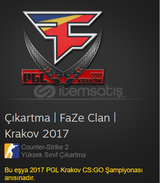 Çıkartma | FaZe Clan | Krakov 2017