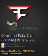 Çıkartma | FaZe Clan (Parıltılı) | Paris 2023