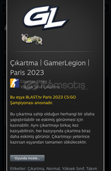 Çıkartma | GamerLegion | Paris 2023
