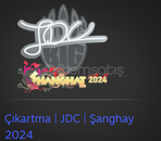 ✨Çıkartma | JDC | Şanghay 2024