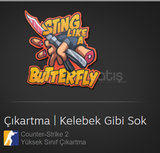 Çıkartma | Kelebek Gibi Sok