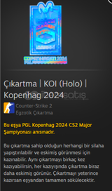 Çıkartma | KOI (Holo) | Kopenhag 2024