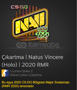 Çıkartma | Natus Vincere (Holo) | 2020 RMR
