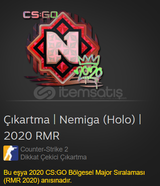 Çıkartma | Nemiga (Holo) | 2020 RMR