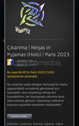 Çıkartma | Ninjas in Pyjamas (Holo) | Paris
