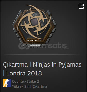 Çıkartma | Ninjas in Pyjamas | Londra 2018 Çıkartma | Ninjas in Pyjamas | Londra 2018